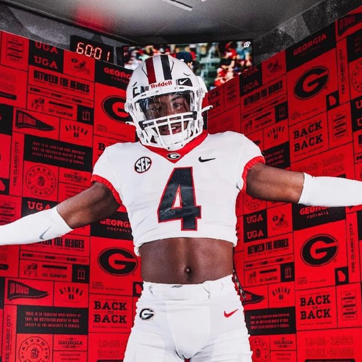 Men's Nike Red Georgia Bulldogs Back-To-Back College Football