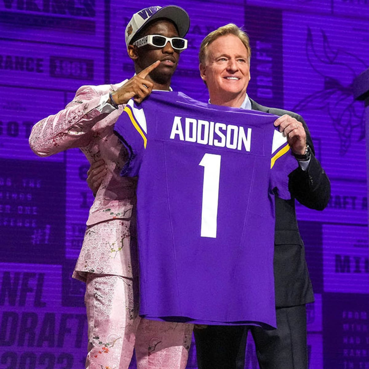 Vikings' Jordan Addison cited for driving 140 mph in 55-zone - Los