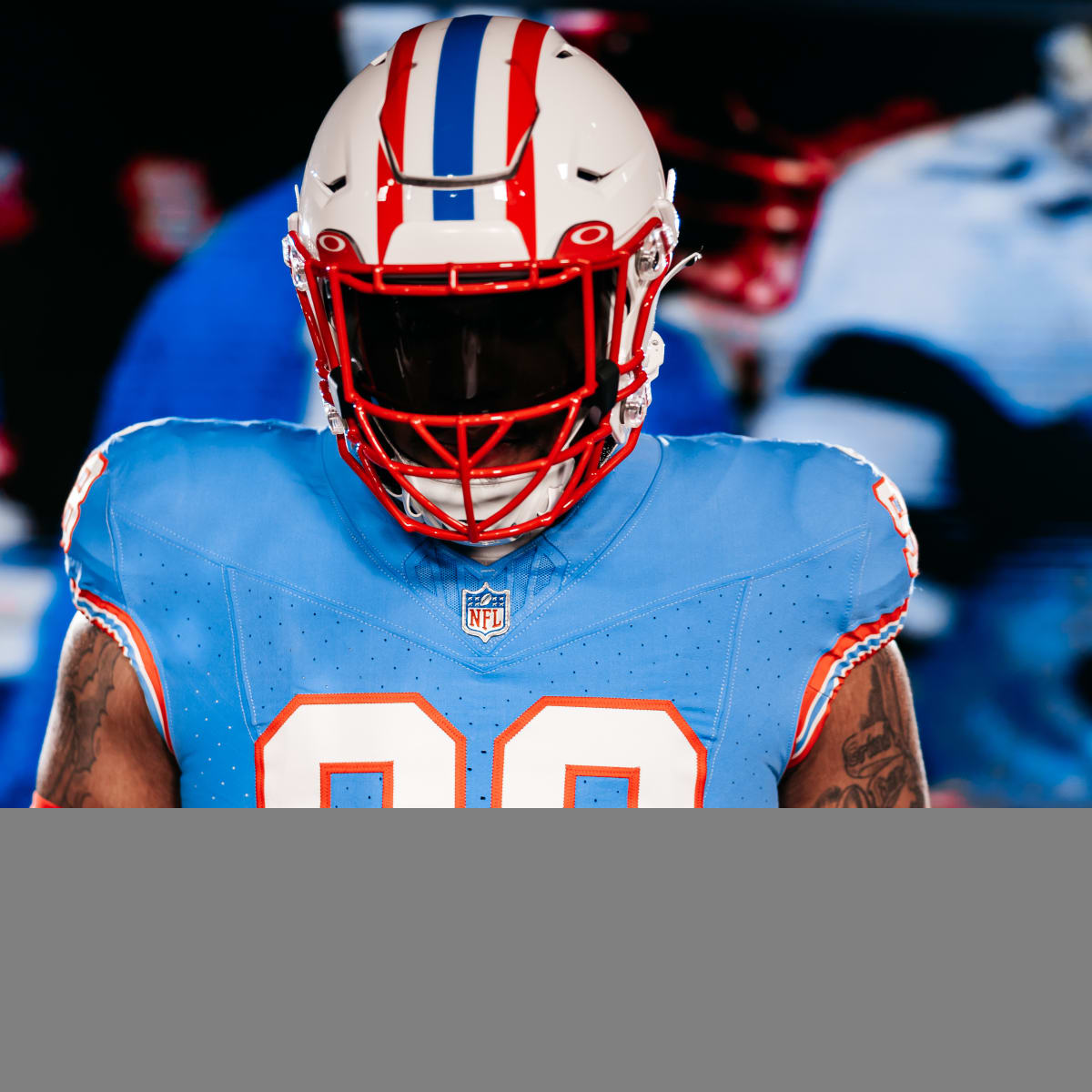 PHOTOS: The Tennessee Titans will wear throwback Oilers uniforms