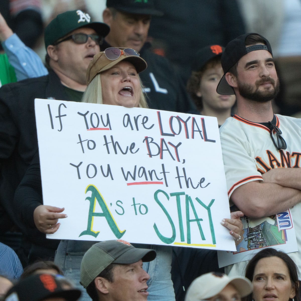 Athletics, Giants fans unite with 'Sell the team!' chants aimed at