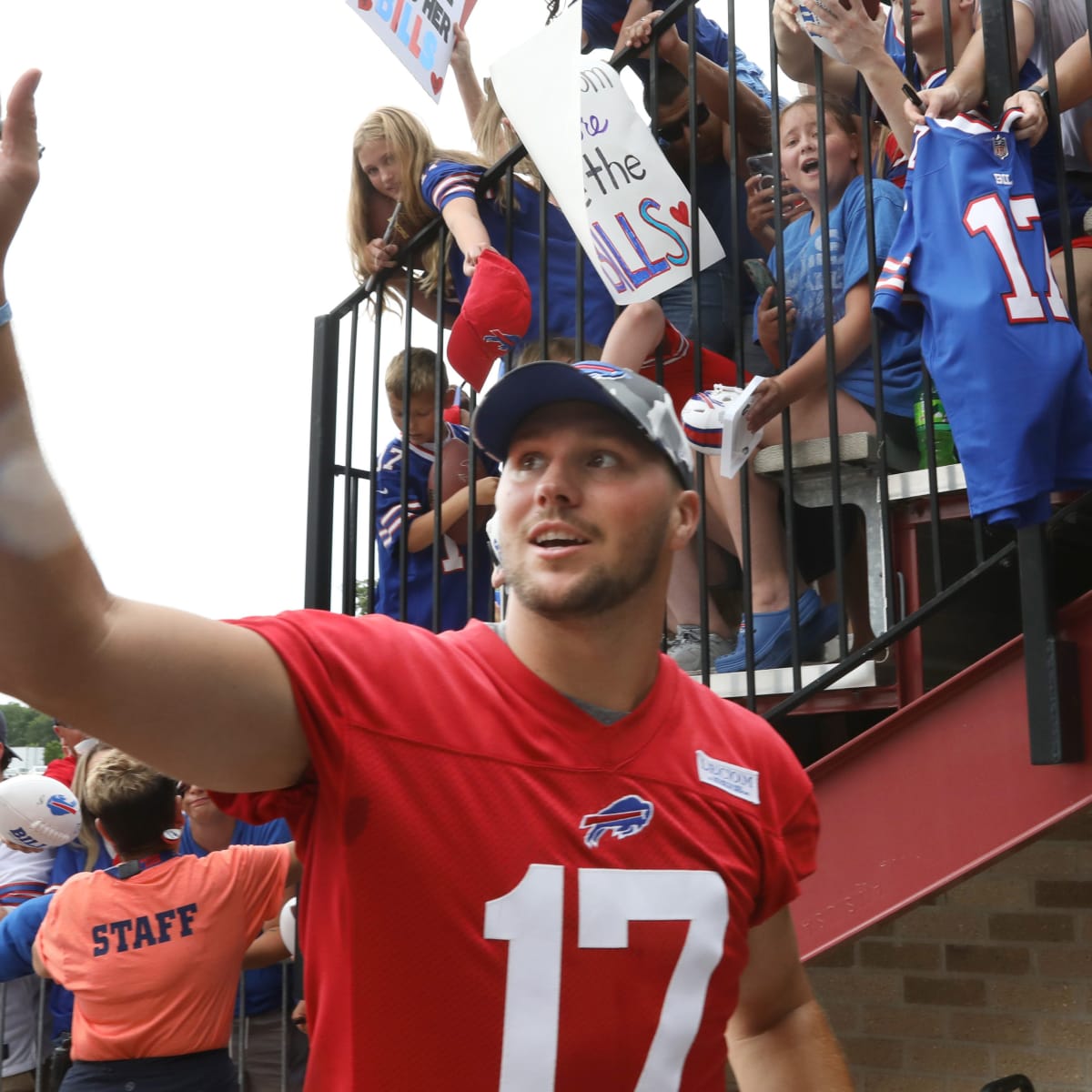 I pick out the kids': Josh Allen snubs adults asking for autographs