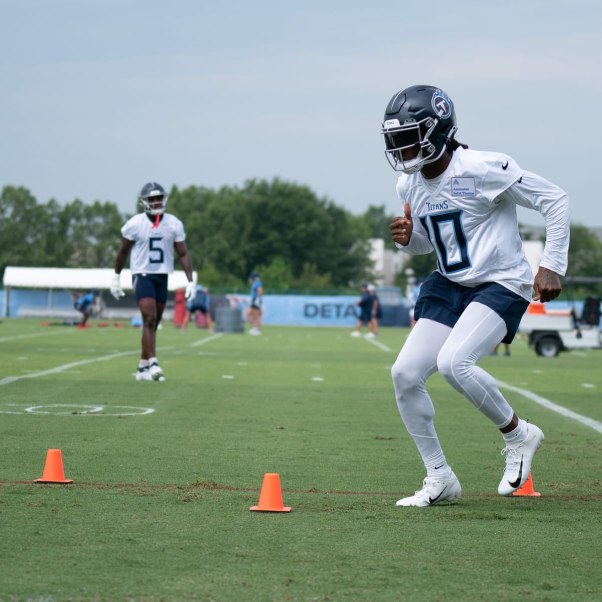 Tennessee Titans running back Derrick Henry is back at minicamp. Here's the  highlights