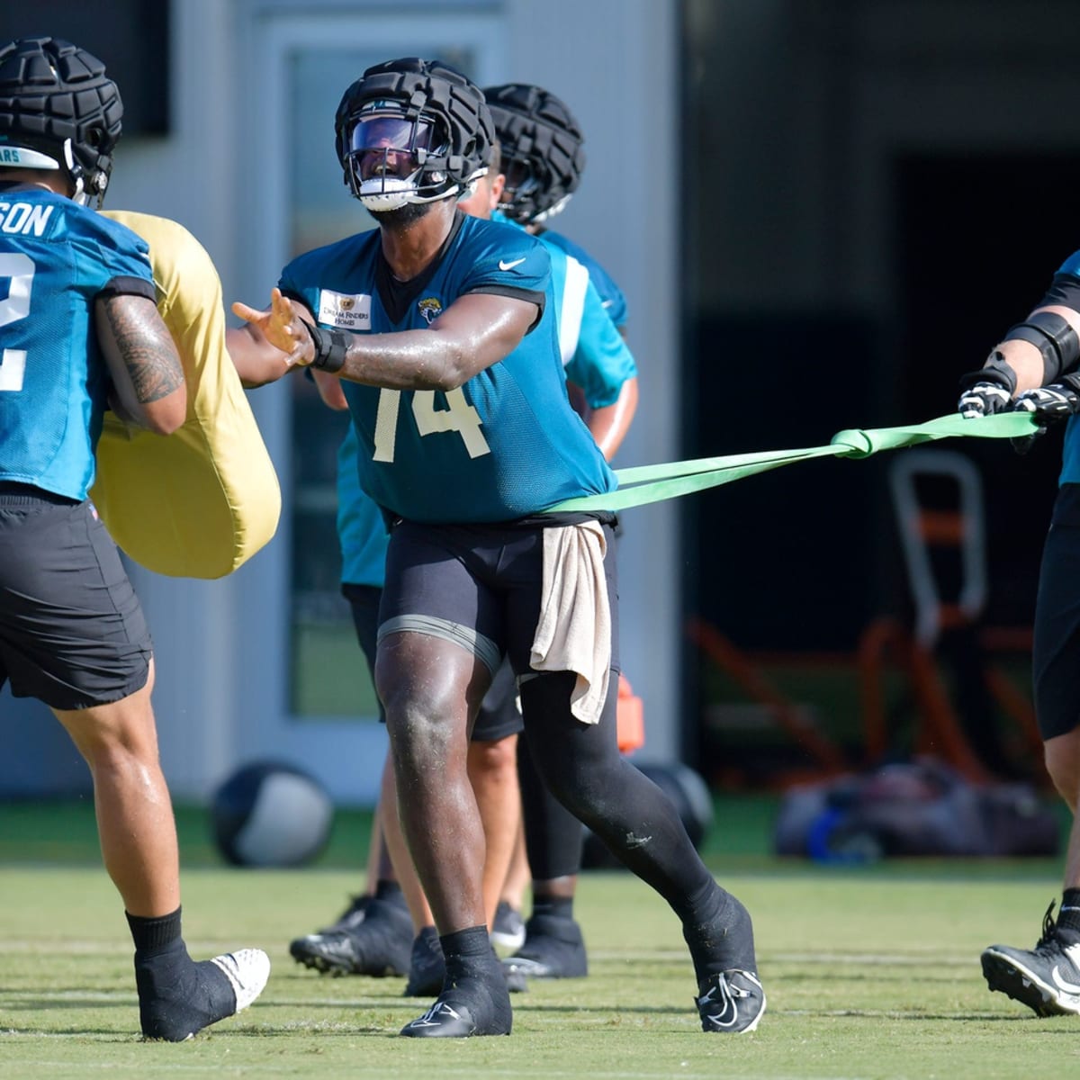 Jaguars LT Cam Robinson embraces temporary backup role while preparing for  4-game suspension