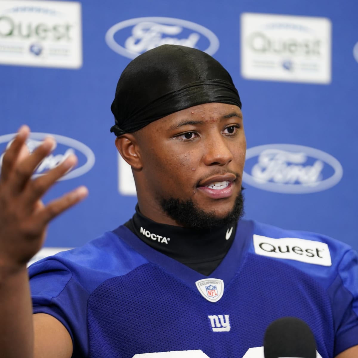 Giants GM Joe Schoen recently spoke with Saquon Barkley's representation:  'We want him to be here'