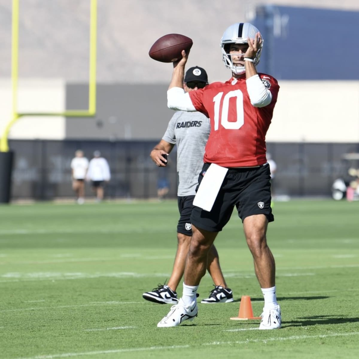 McDaniels, Garoppolo applaud play of Las Vegas Raiders' O-line - Sports  Illustrated Las Vegas Raiders News, Analysis and More