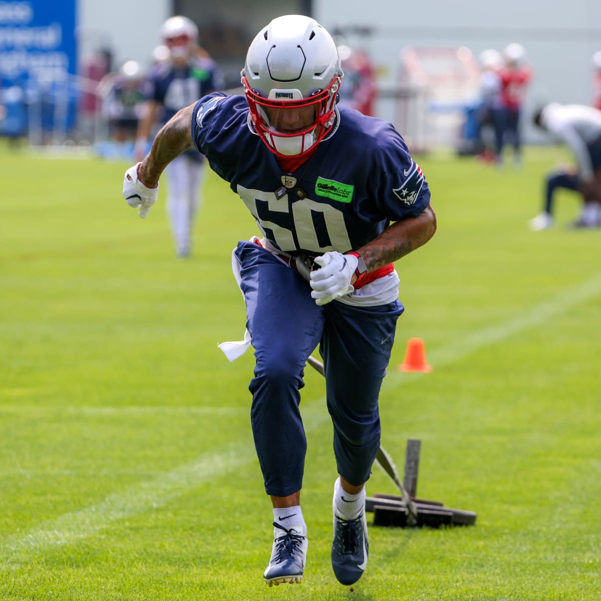 Patriots observations: Keion White shows off his physicality