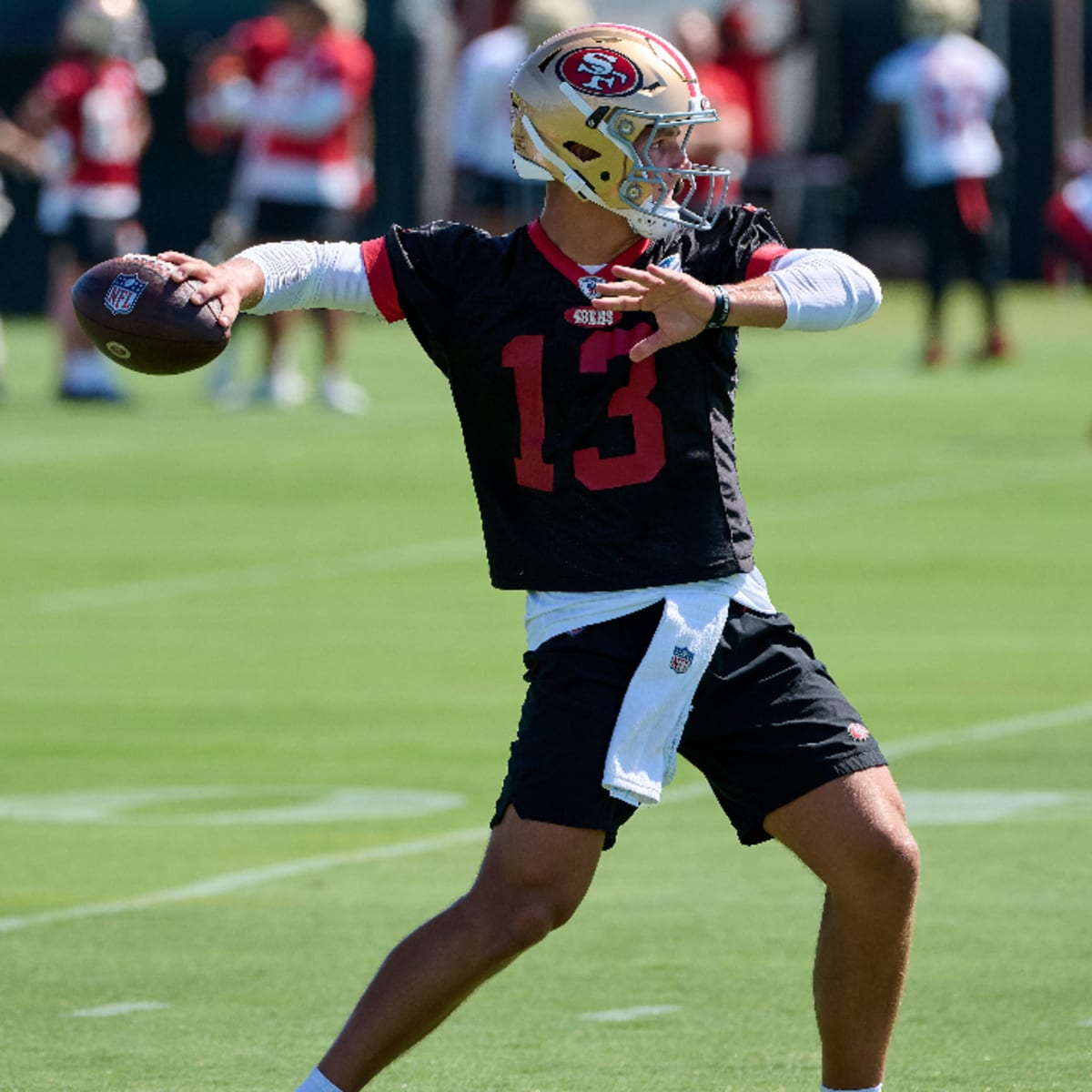 49ers' Brock Purdy's busiest day at camp includes TD to Deebo Samuel