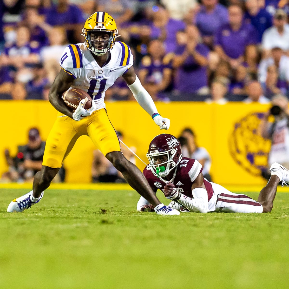 College Football Odds Week 3: LSU vs Mississippi State Lines, Spreads,  Betting Trends