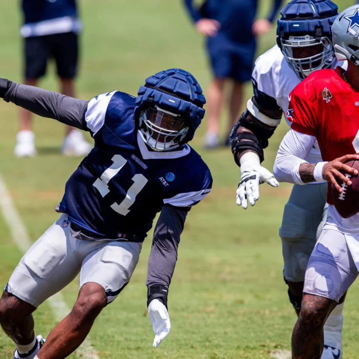 Video: Cowboys' Micah Parsons Accidentally Hits Dak Prescott Low at  Training Camp, News, Scores, Highlights, Stats, and Rumors