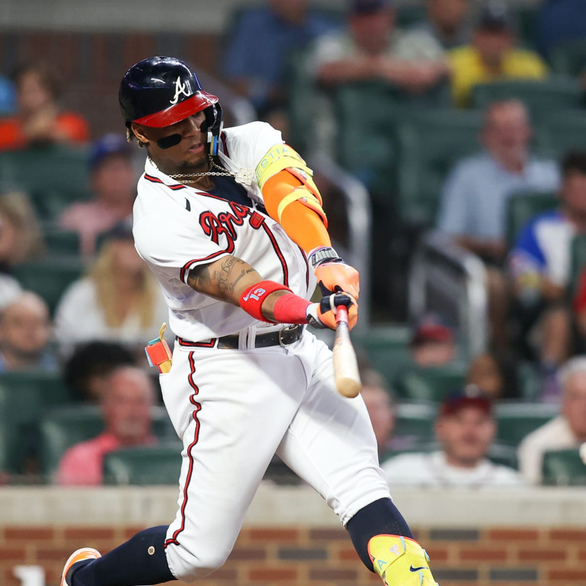 Ronald Acuña homers, steals 50th base in Braves' 11-5 win over Brewers -  The San Diego Union-Tribune