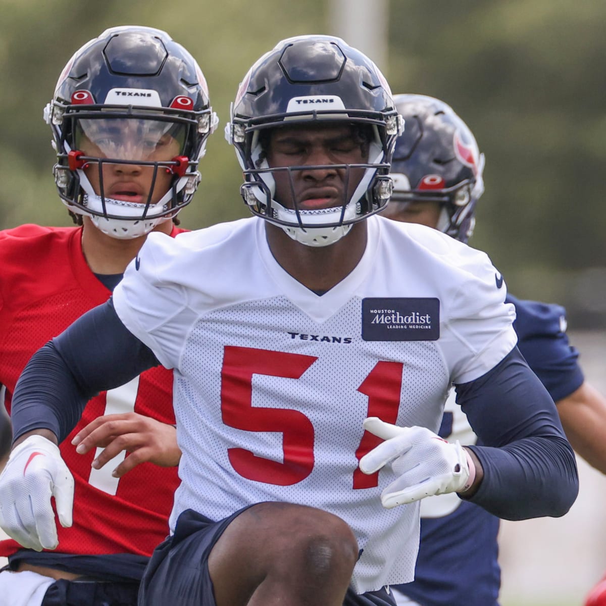 Will Anderson Jr. gets Texans' sideline hyped after FG block