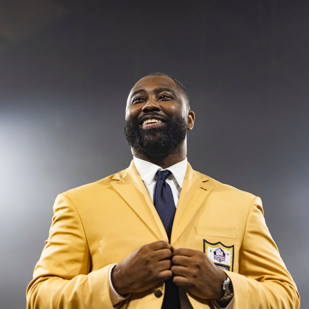 Emmitt Smith - Got my Hall of Fame jacket on and ready for