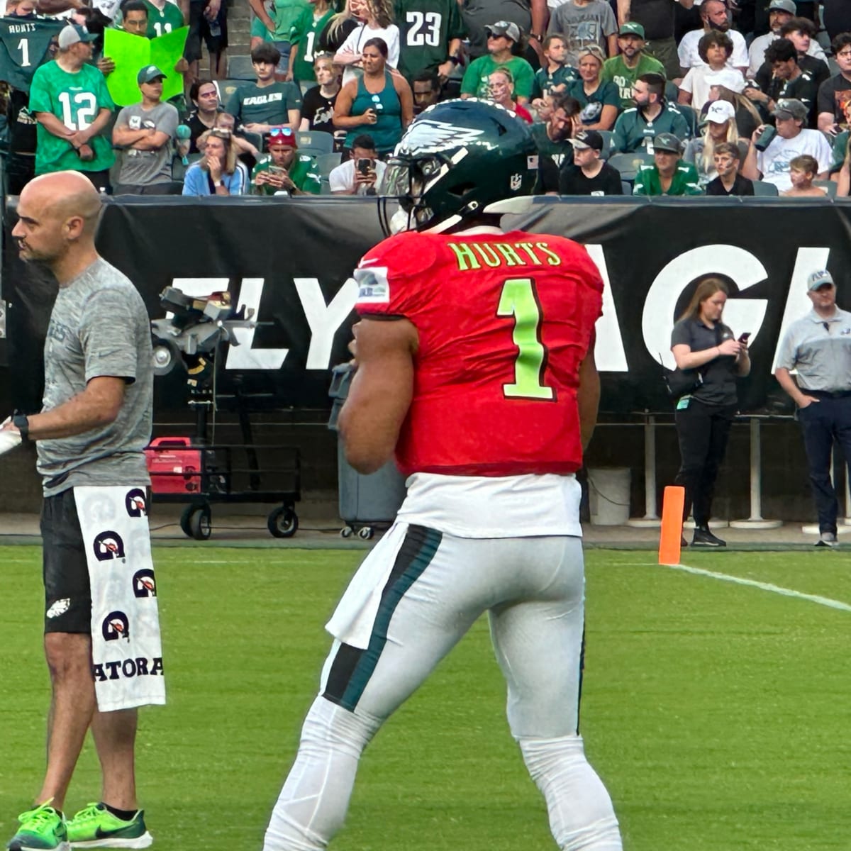 Philadelphia Eagles vs. Commanders 10 Observations: Sack Masters, DeVonta's  Big Plays, & A.J. Brown - Sports Illustrated Philadelphia Eagles News,  Analysis and More