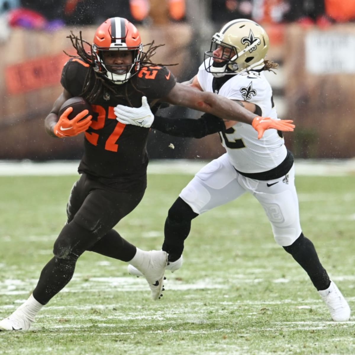 New Orleans Saints hosting RB Kareem Hunt on free agent visit