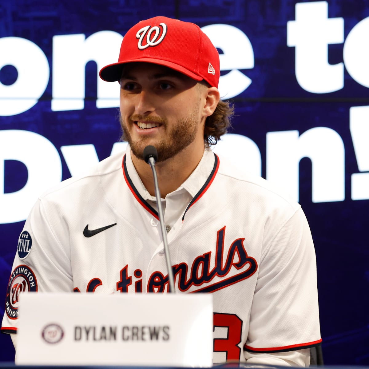 LSU Baseball: Dylan Crews introduced by Nationals