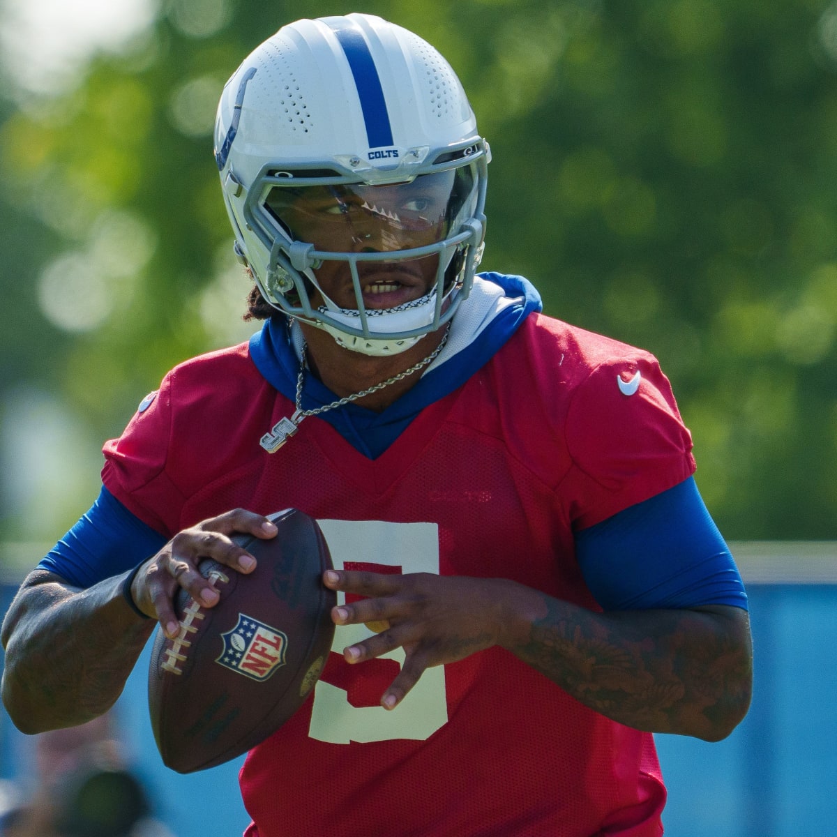 Indianapolis Colts' new starting quarterback Anthony Richardson is also a  promising rapper