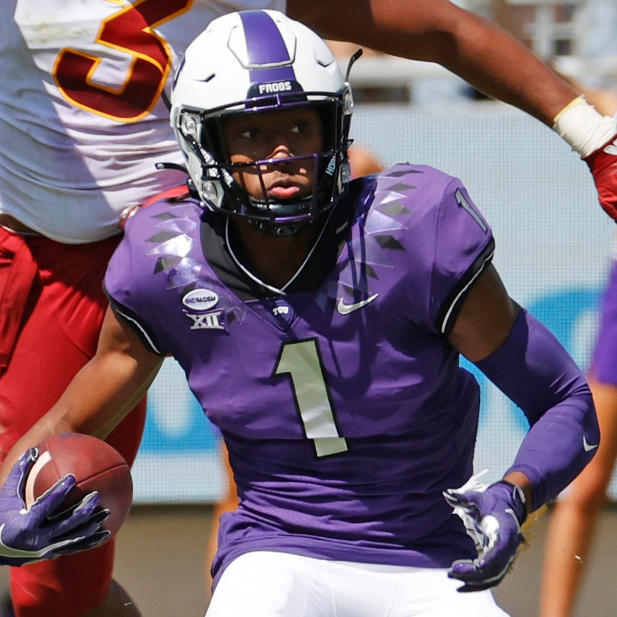 NFL Combine Notebook: TCU's Quentin Johnston could see himself in blue