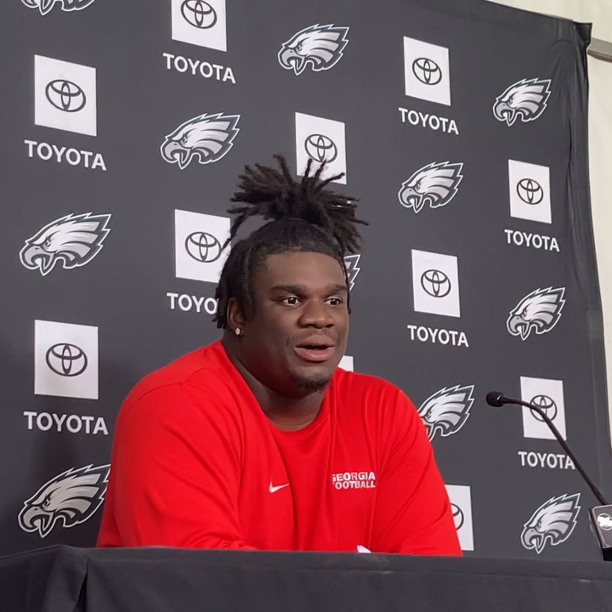 Jordan Davis has lost weight since starting practice with Eagles - NBC  Sports