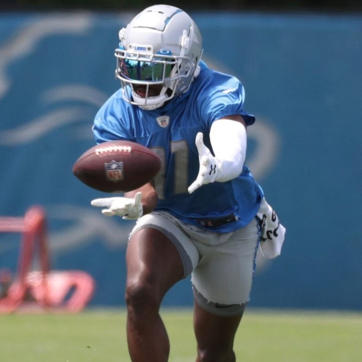 VIDEO: Quintez Cephus Had Big Odds to Score 1st TD of Lions vs