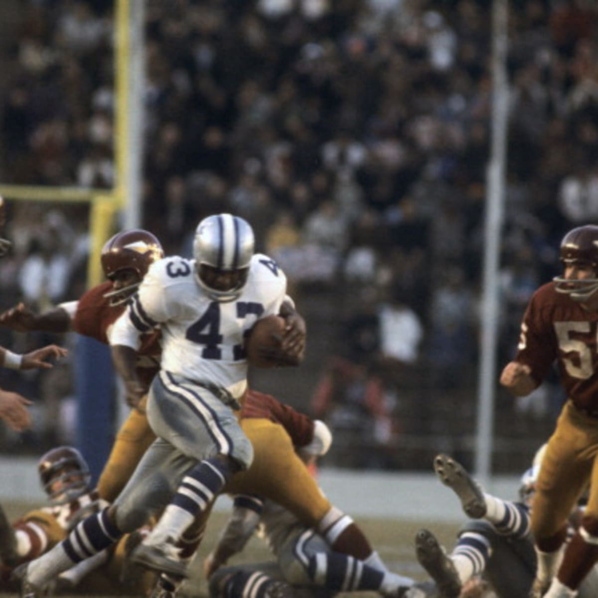 A Pass From Don Meridith To Don Perkins In 1961 Season  Dallas cowboys  images, Dallas cowboys history, Nfl history