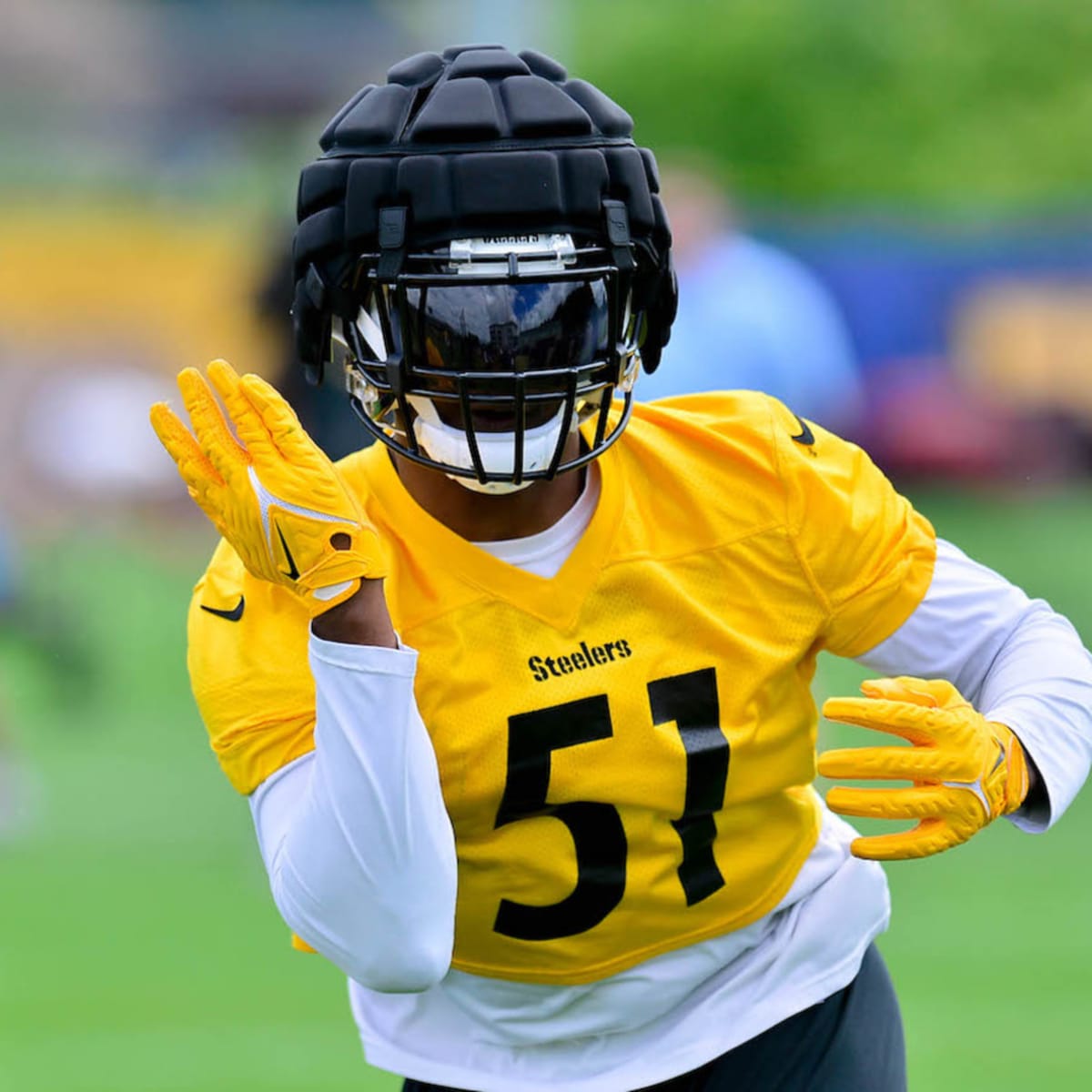 Steelers Wear Guardian Helmet Covers at Minicamp - Steelers Now