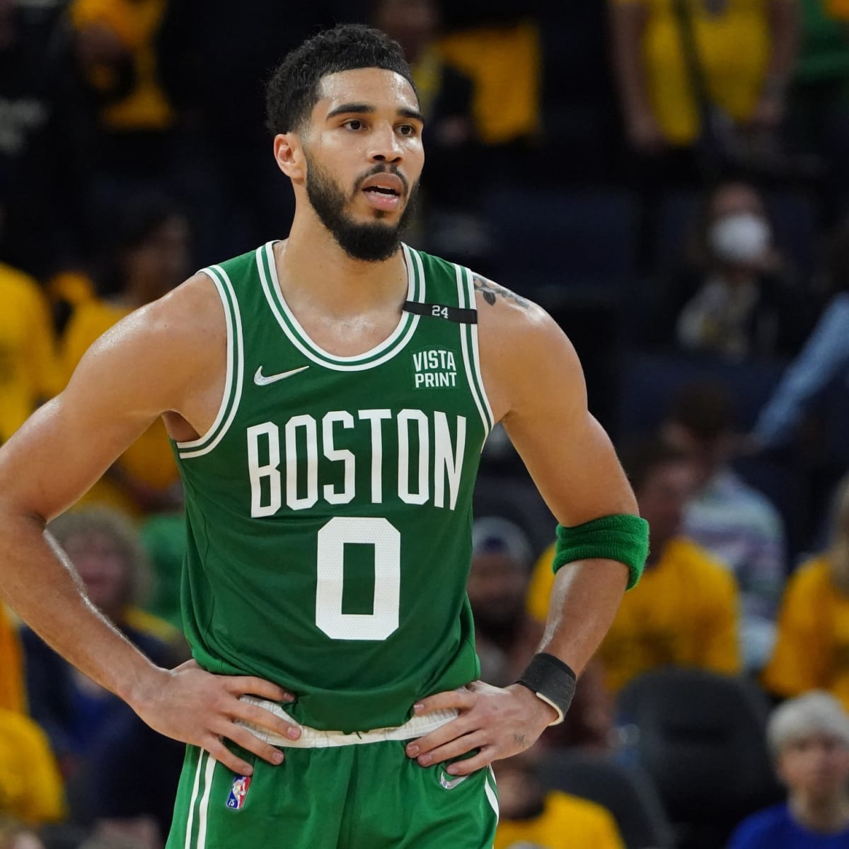 Boston Celtic's Jayson Tatum Wears Upcoming PSG x Jordan Fourth Shirt -  SoccerBible