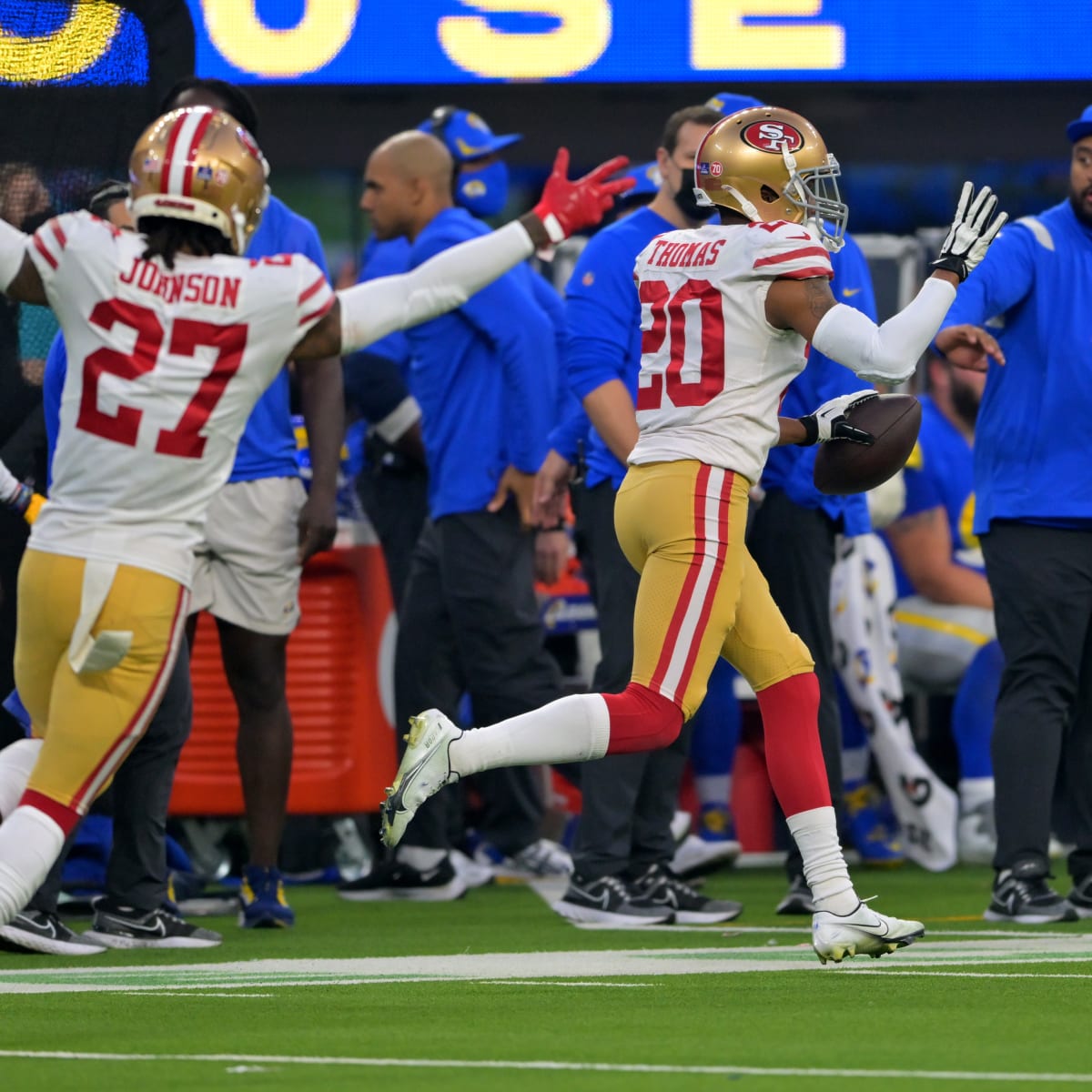 49ers' Talanoa Hufanga gets into postgame scuffle with James Conner