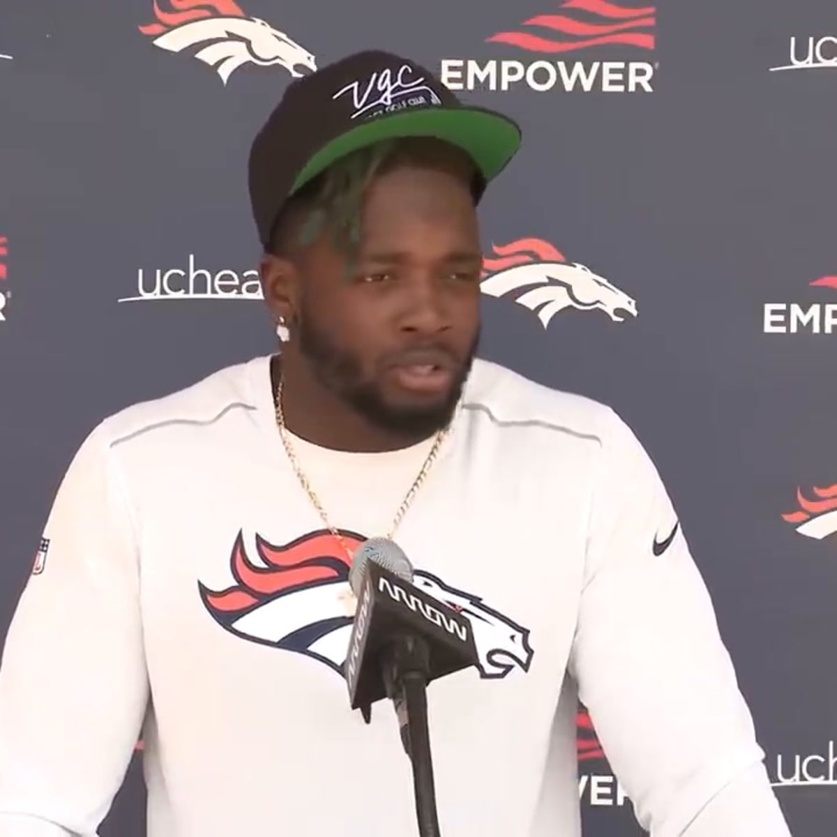 Melvin Gordon said goodbye to the Broncos in the most unhinged way possible