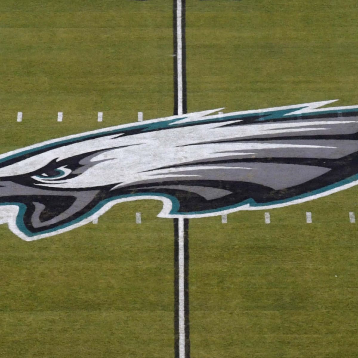 Lincoln Financial Field end zones feature new Eagles wordmark