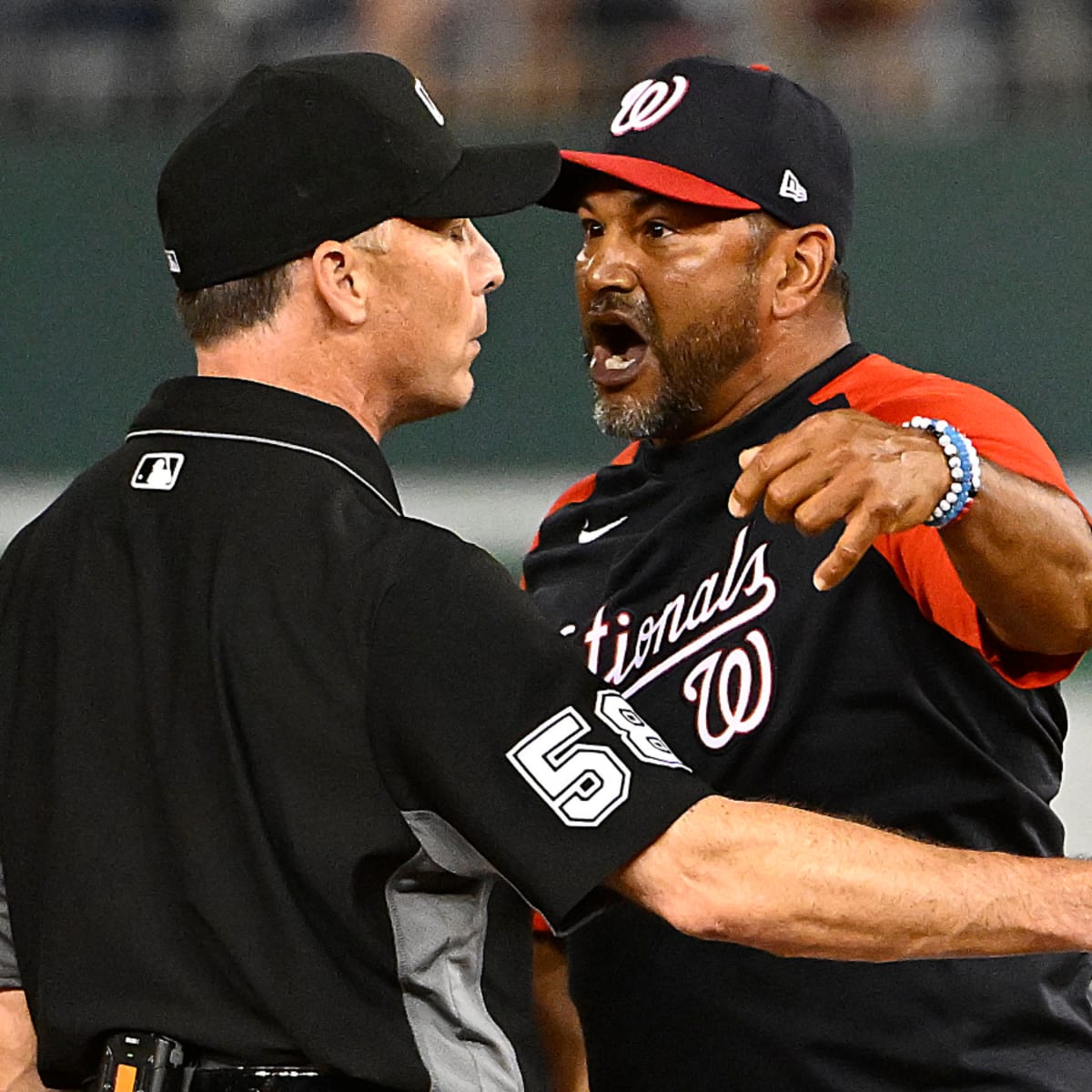 VIDEO: Nats Manager Dave Martinez Throws Level 10 Tantrum Over