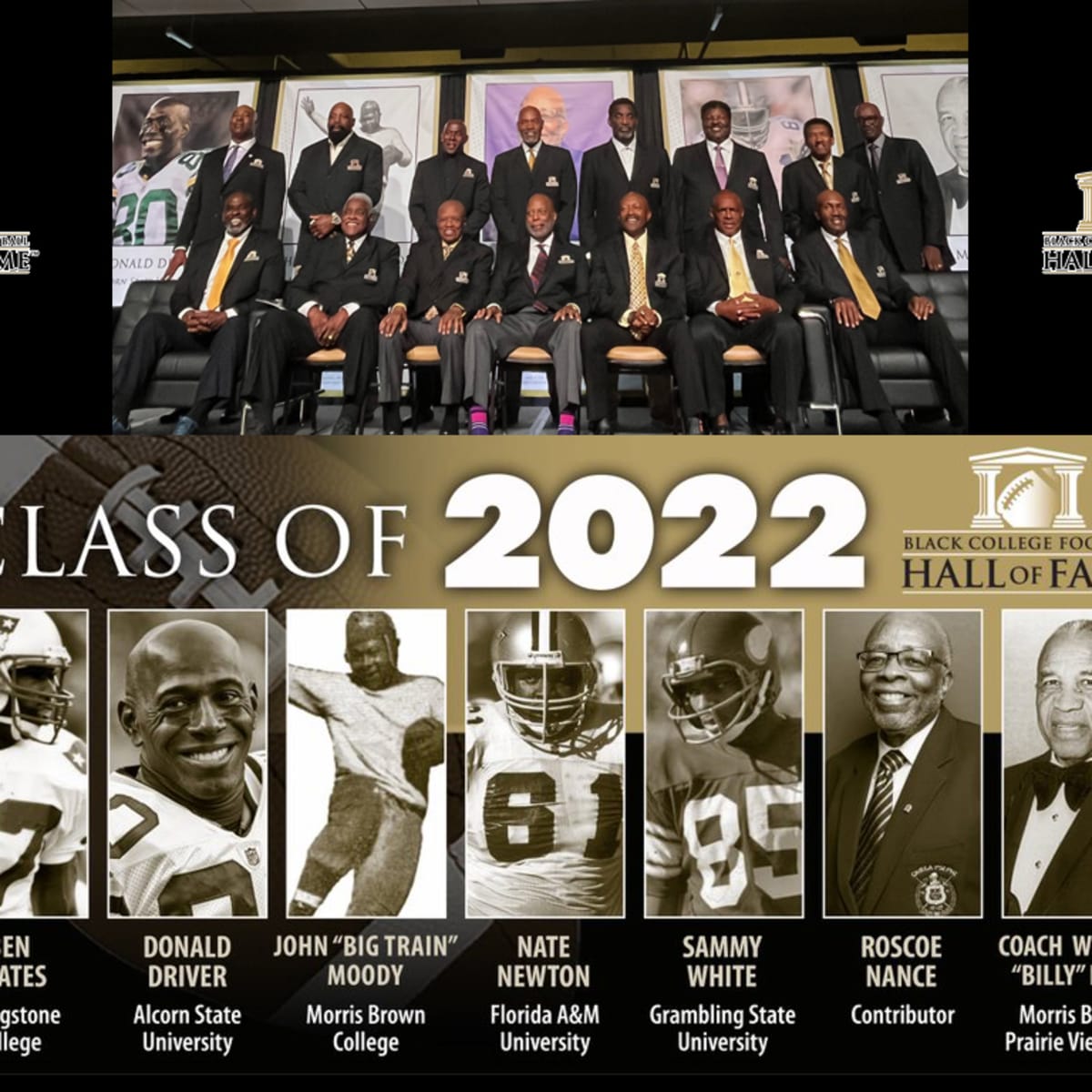 Black College Football Hall of Fame Enshrines 7 HBCU Legends for the Class  of 2022 - HBCU Legends