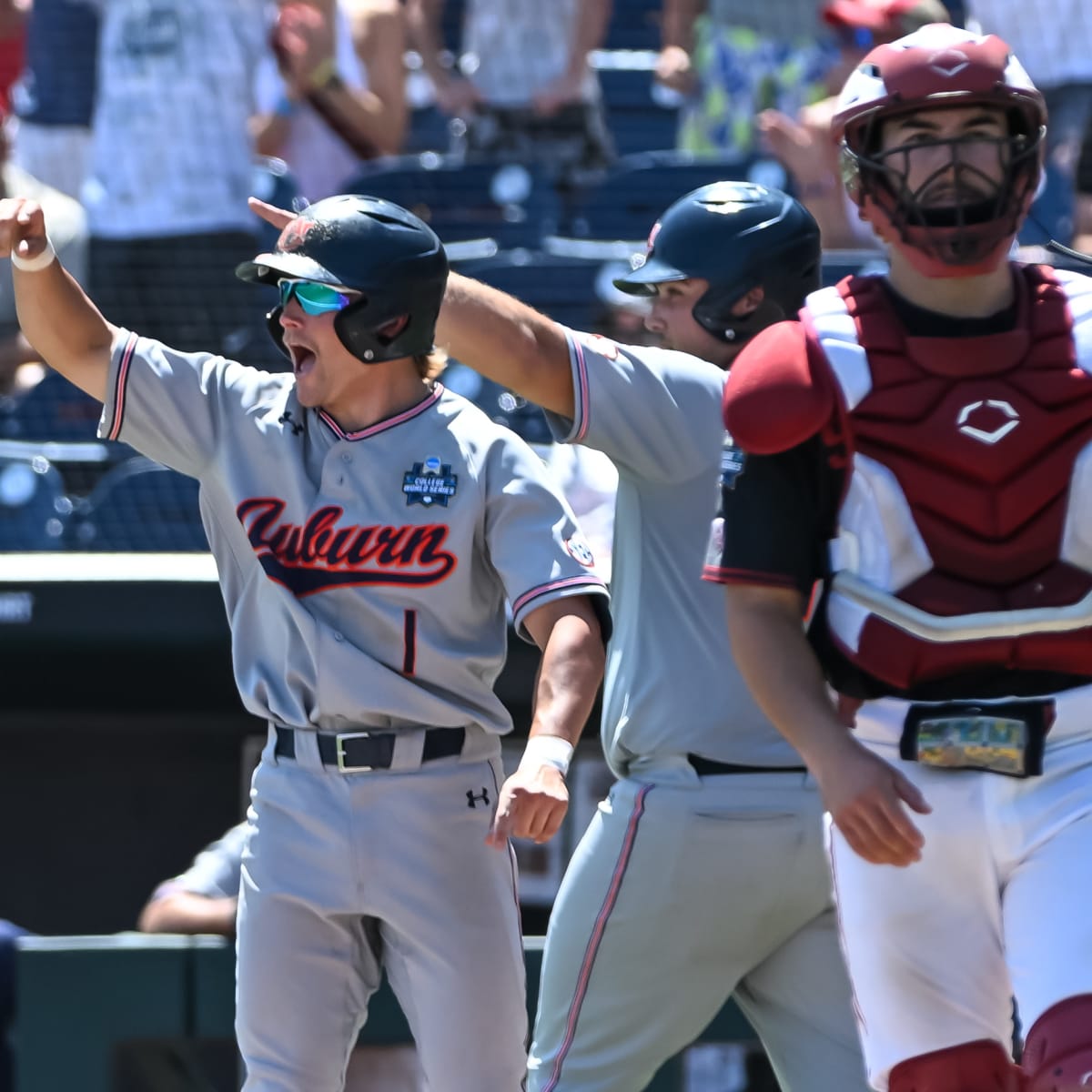 Illness and a swollen shin: Grit defines Auburn's Men's College World  Series win over Stanford