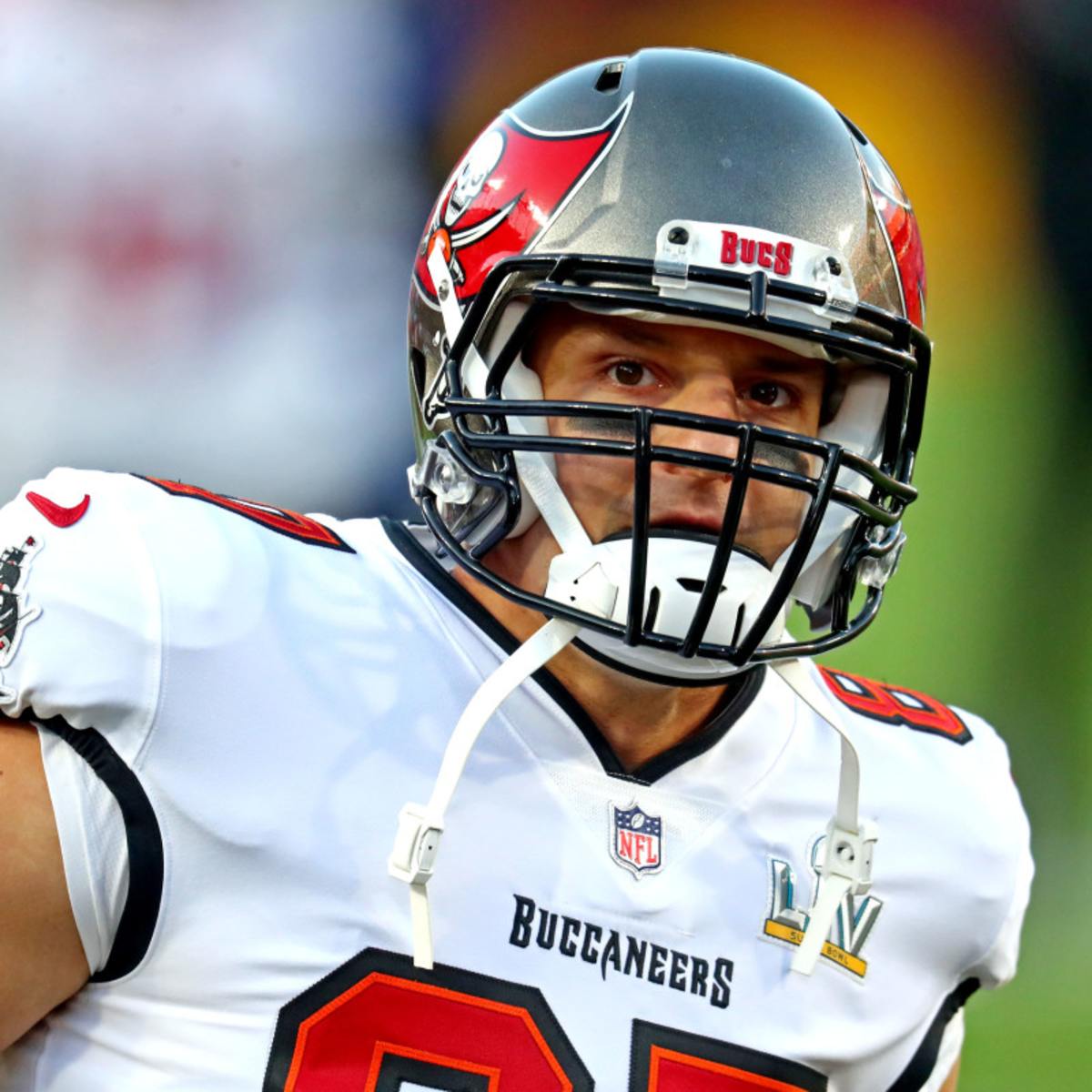 There's no number controversy for Gronk when it comes to his Bucs uni