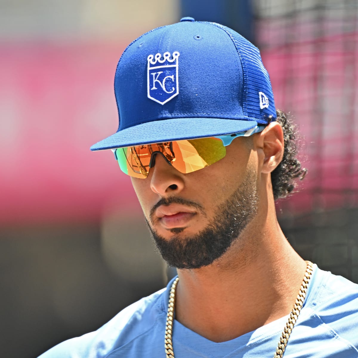 Kansas City Royals right fielder TJ Melendez is congratulated by