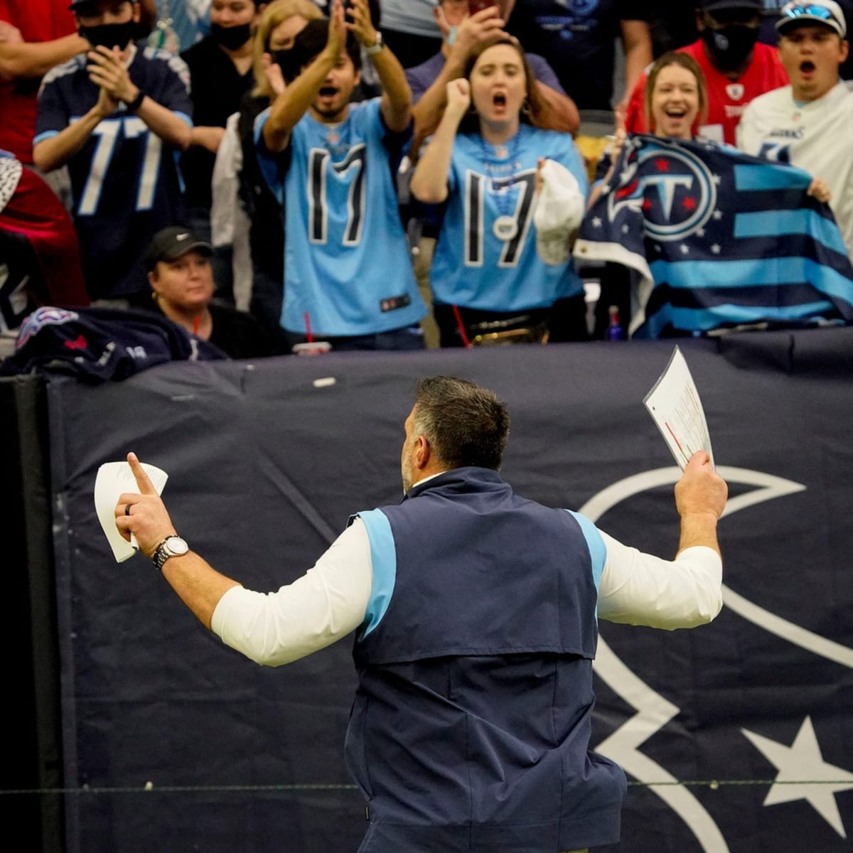 Tennessee Titans Fans In Houston