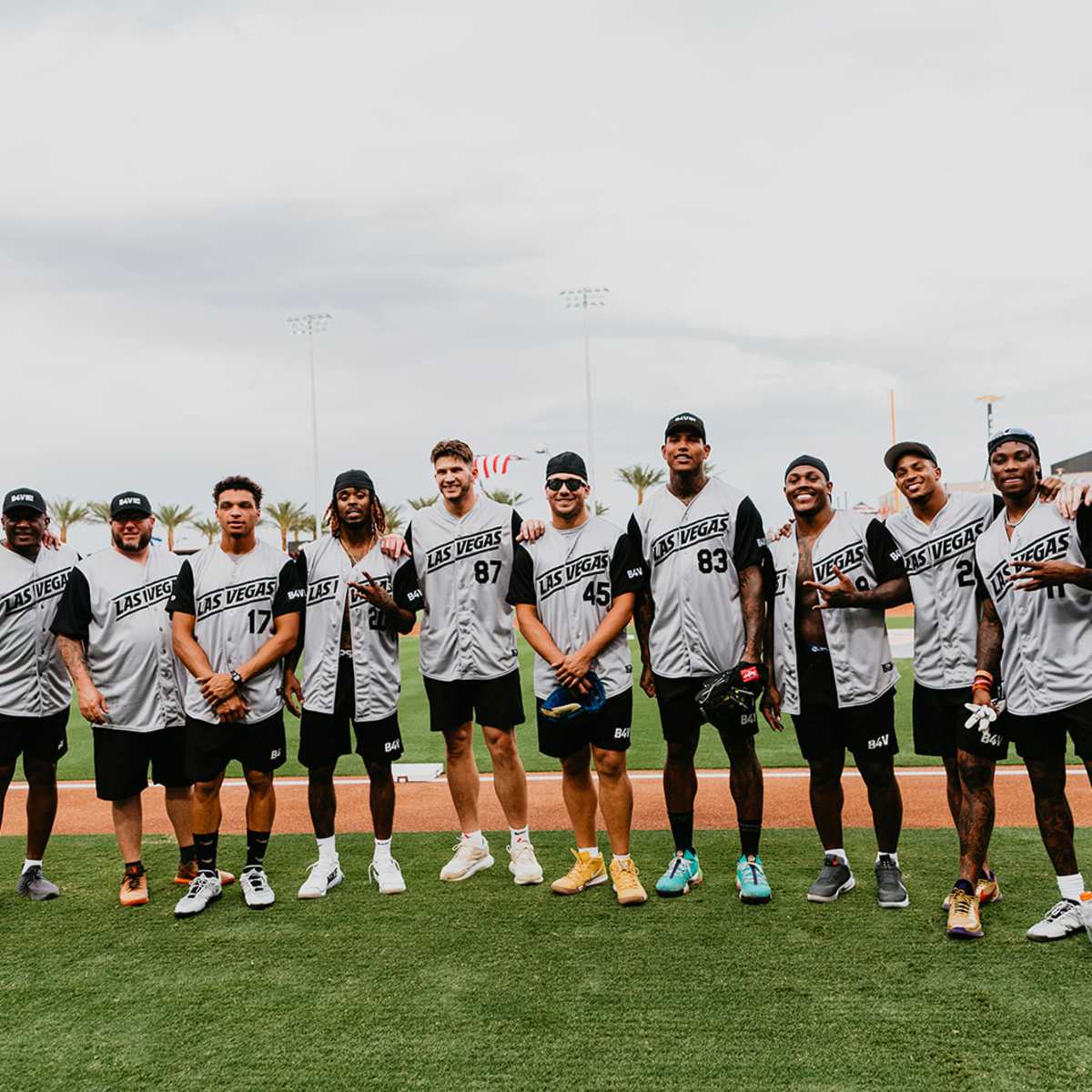 Golden Knights beat Raiders in charity softball game, Golden Knights