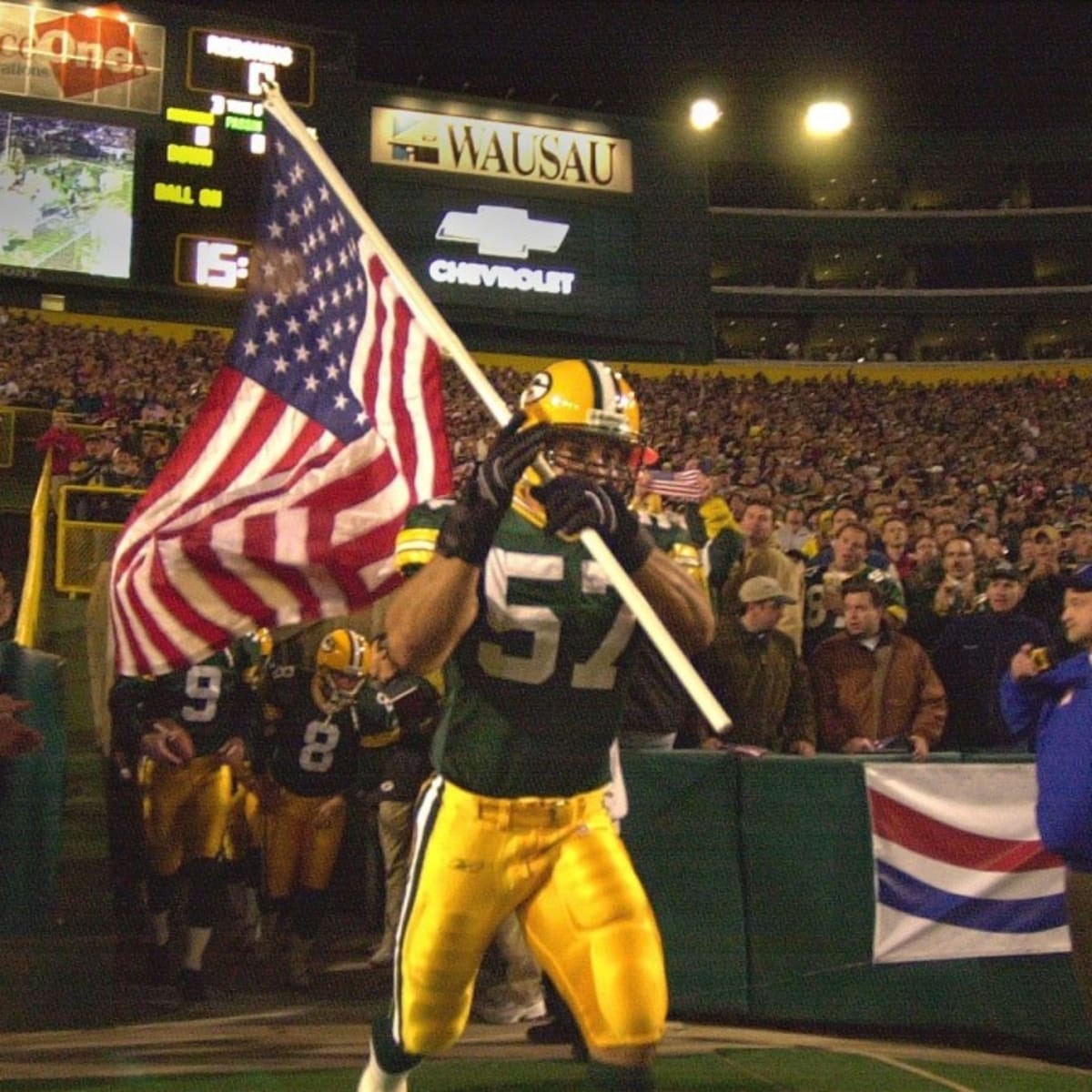 Green Bay Packers Americana Flag