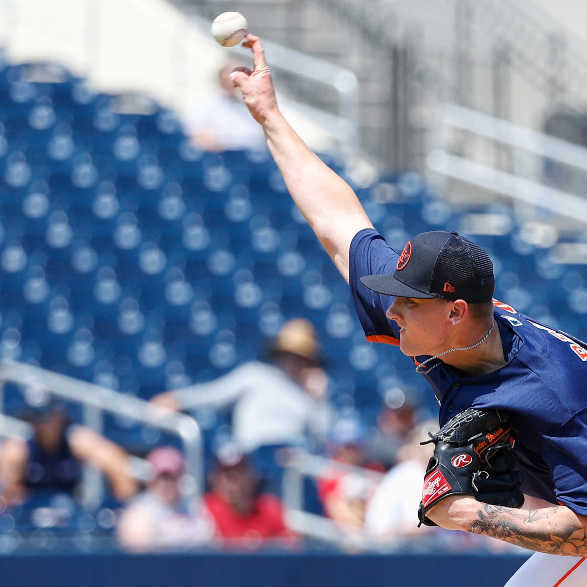 Houston Astros pitching prospect Hunter Brown resumes throwing