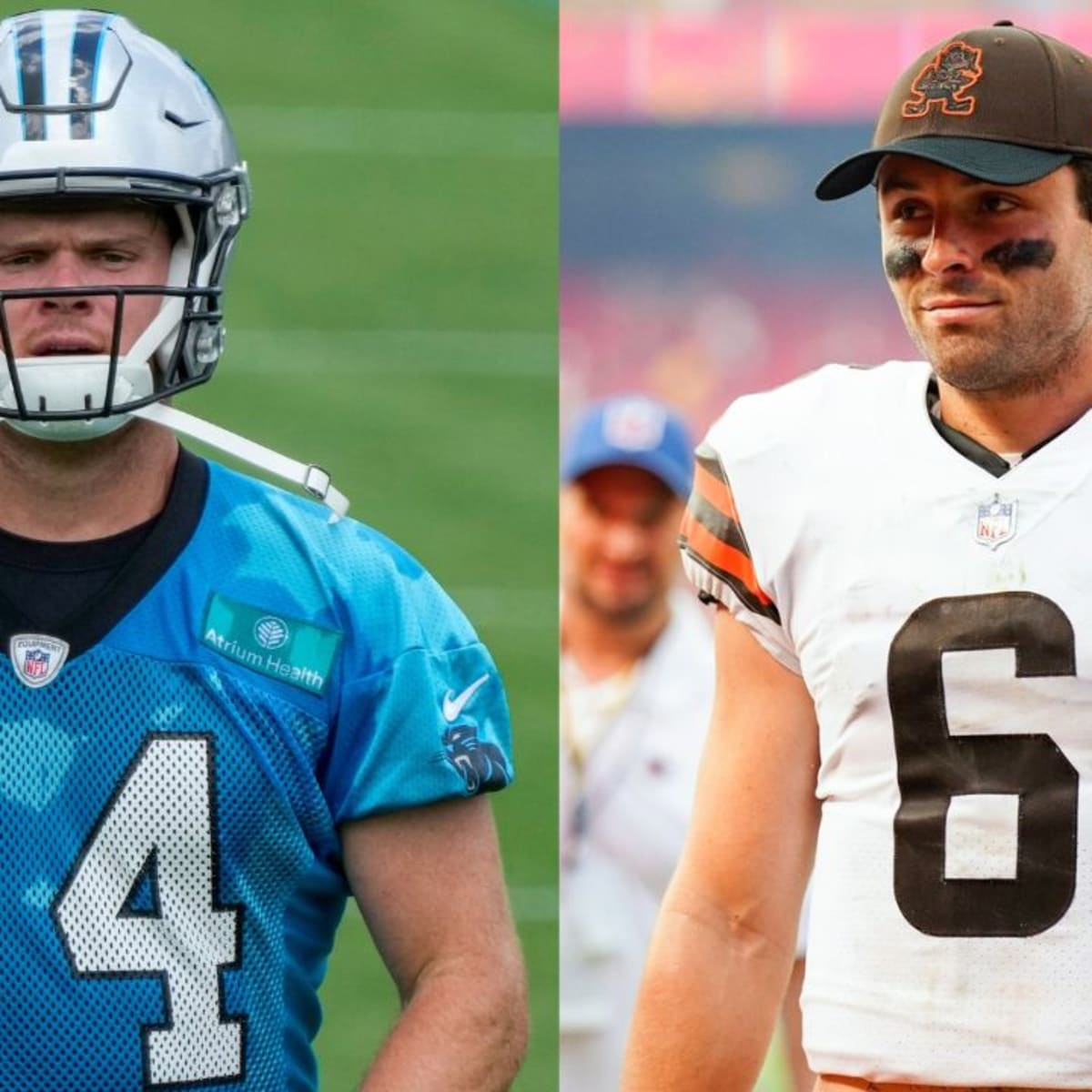 Panthers GM says Baker Mayfield, Sam Darnold part of open competition at  quarterback