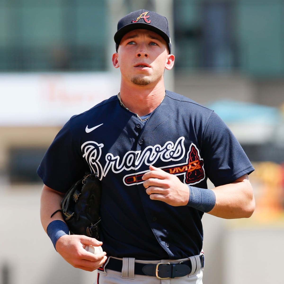 Kansas City Royals center fielder Drew Waters as seen during a MLB News  Photo - Getty Images