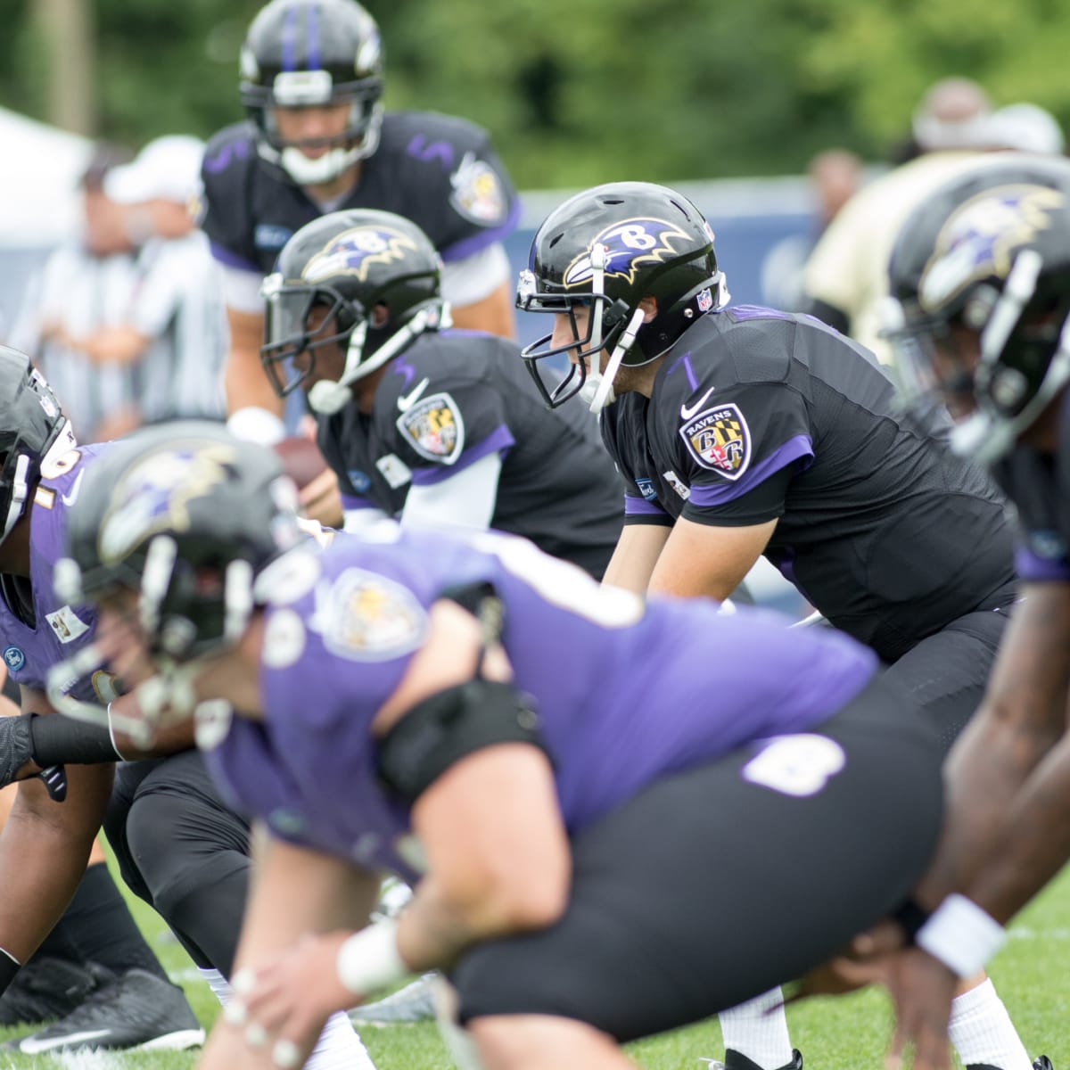 Ravens see every pass to open stadium practice taken in under 24 hours