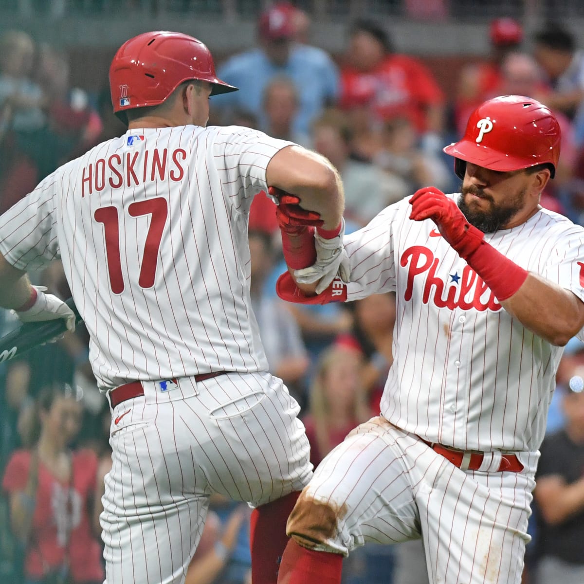 Hoskins homers, Phillies end skid in 5-1 win over Nationals - The San Diego  Union-Tribune