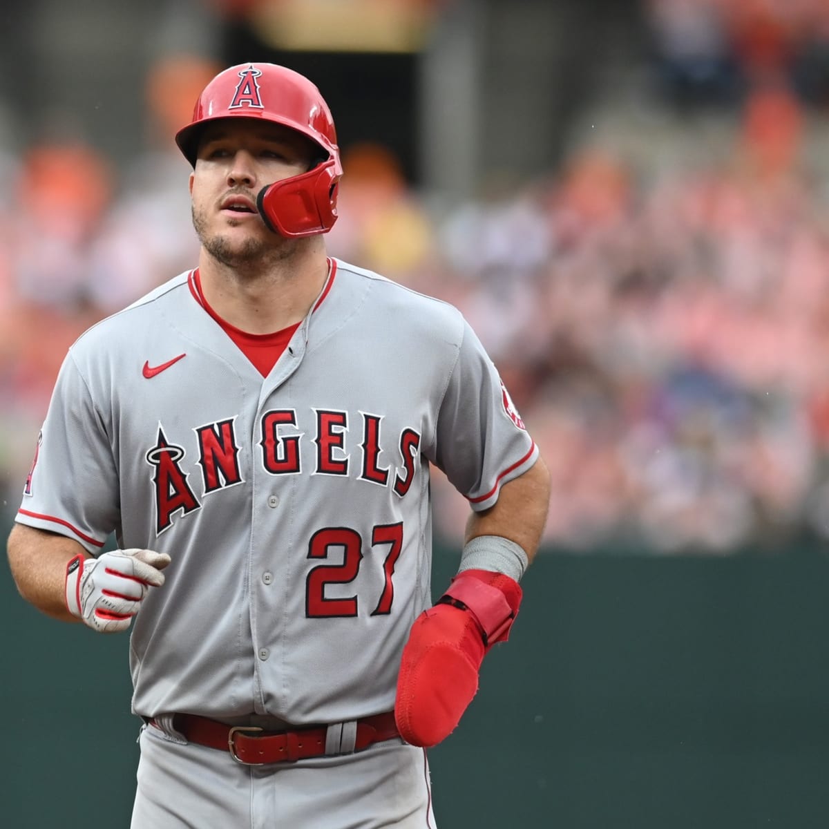 Mike Trout answers questions ahead of the 2022 All-Star Game