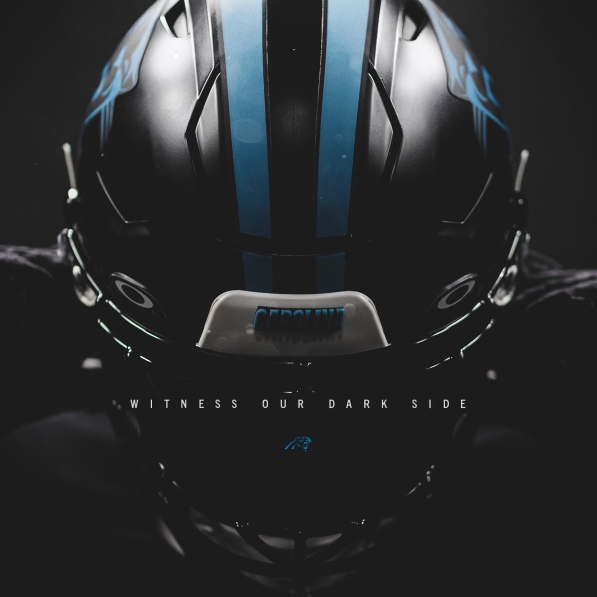 carolina panthers black helmets