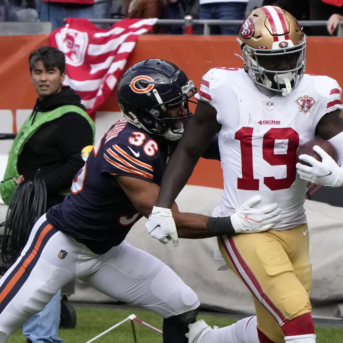 Chicago Bears safety DeAndre Houston-Carson (36) defends against