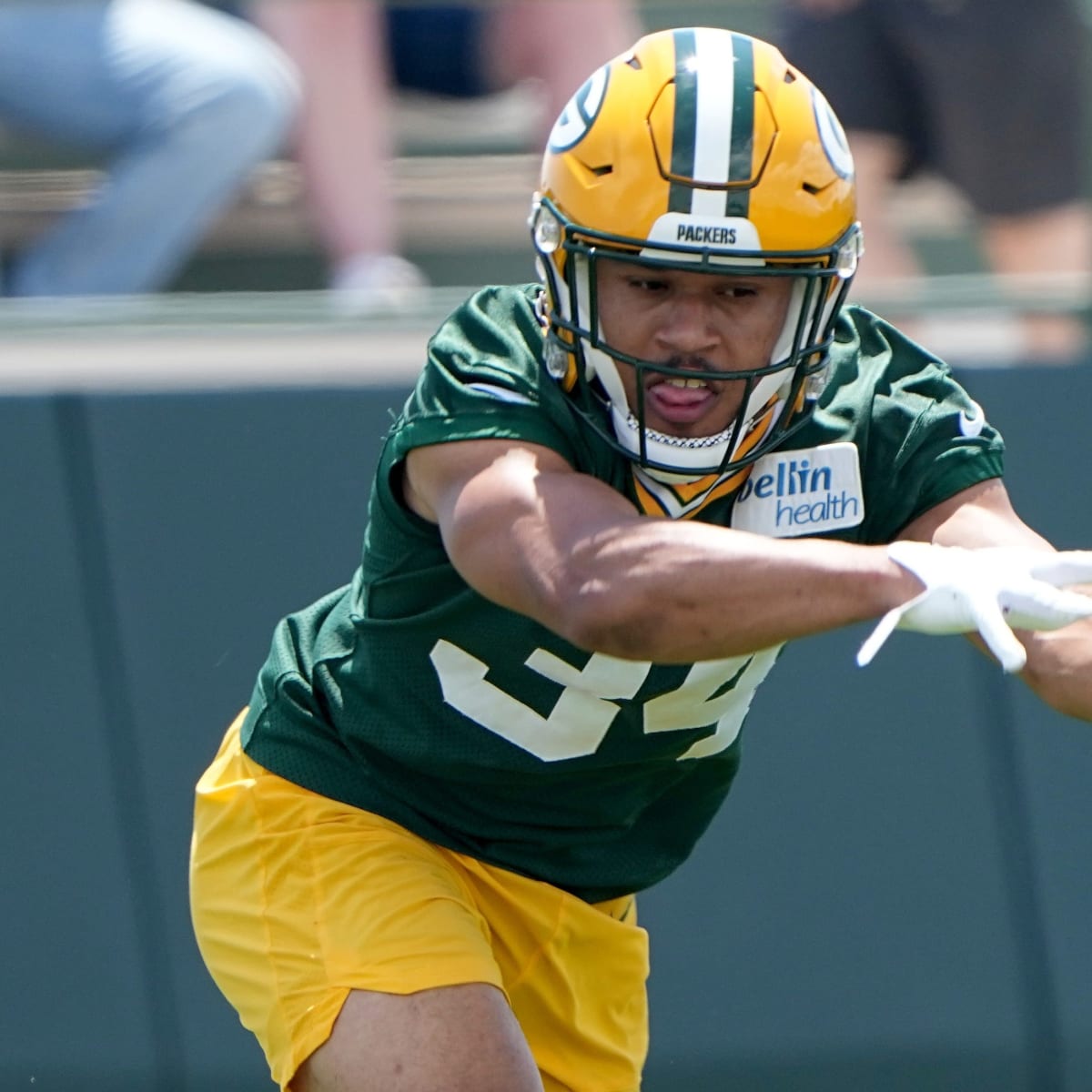 Green Bay Packers safety Henry Black (41) after an NFL preseason football  game Saturday, Aug 21.