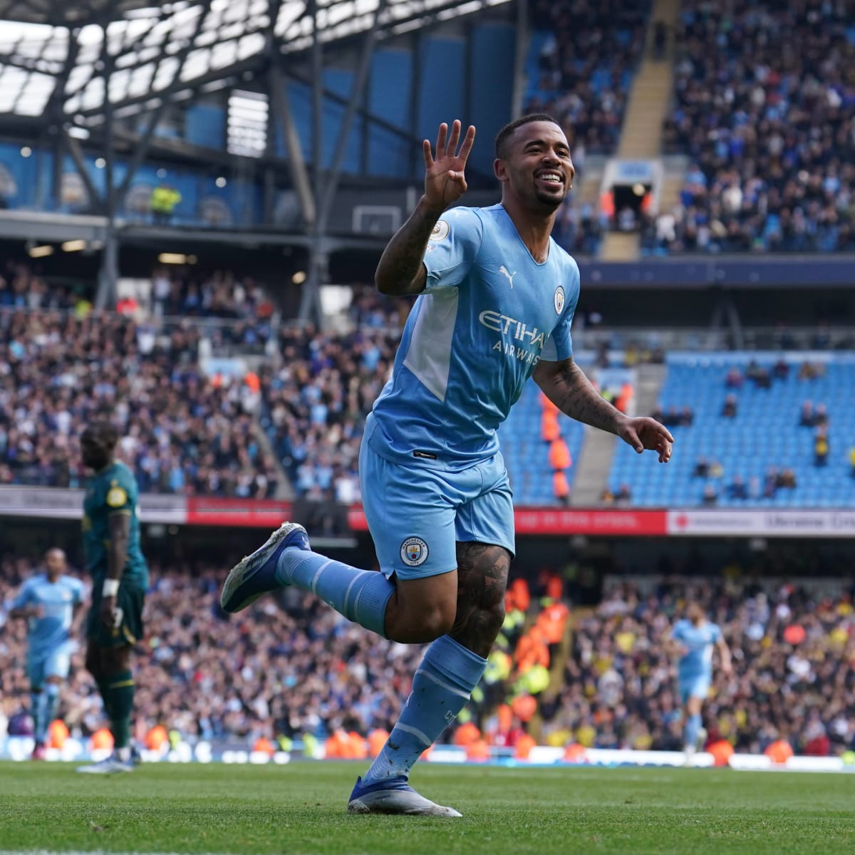 Gabriel Jesus Scores Four Goals As Man City Thrash Watford Futbol On Fannation