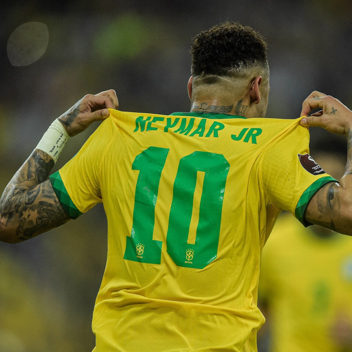 Neymar Jr | Neymar neck tattoo, Neck tattoo, Soccer hairstyles