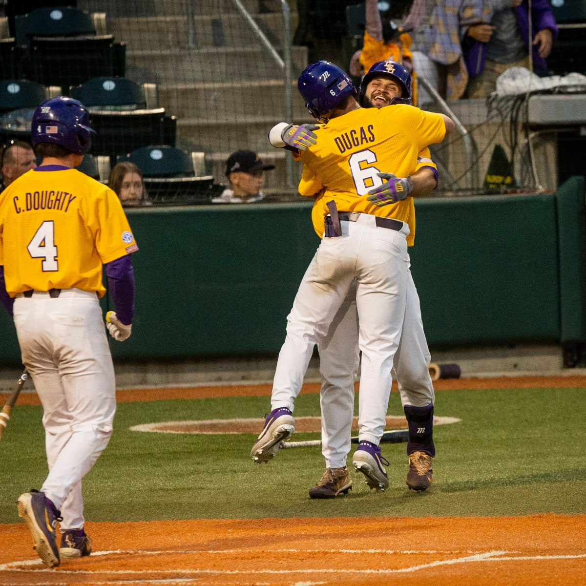 LSU Second Baseman Gavin Dugas - Feb. 28, 2023