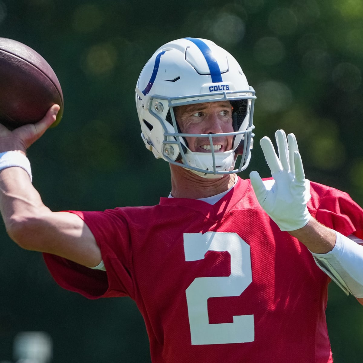 Matt Ryan Pushing Colts Offensive in One Area Early in Training Camp